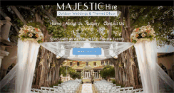 Desktop Screenshot of majestichire.co.za